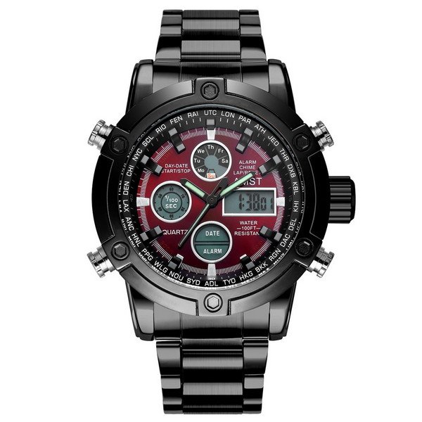 

Часы AMST 3022 Metall Black-Red