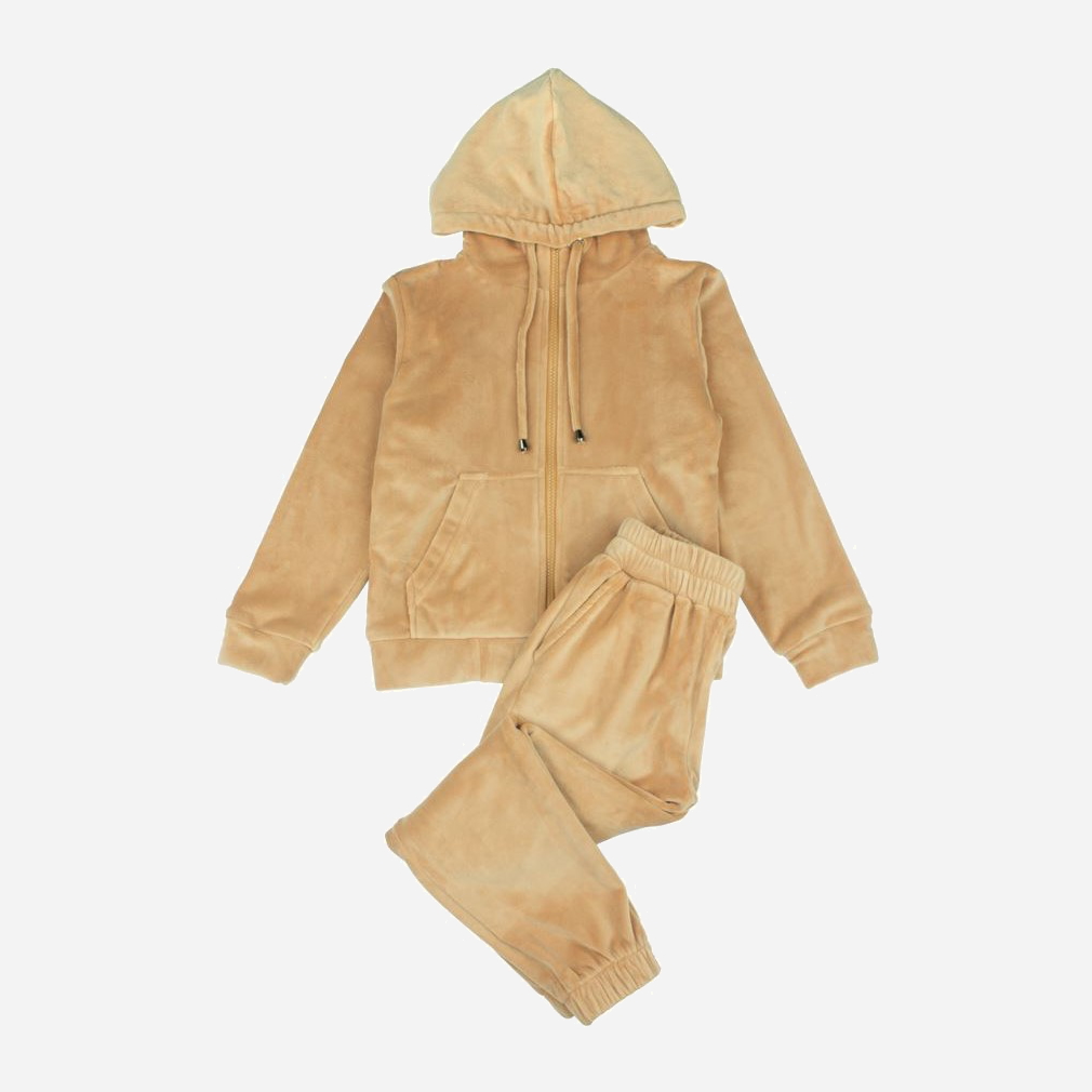 

Спортивный костюм утепленный Yumster Velours YH.21.42.008 116 см Бежевый