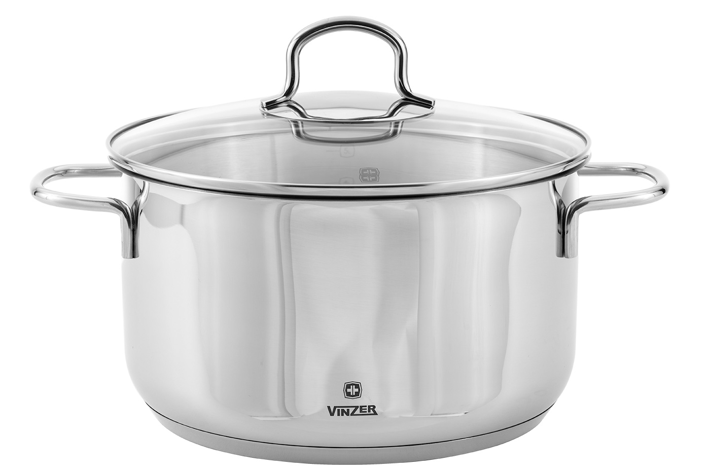 

Кастрюля с крышкой VINZER Techno Ø 24 см 5.9 л