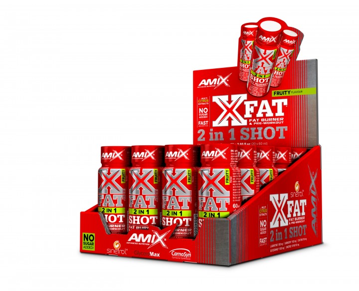 

Жиросжигатель Amix Nutrition XFAT 2IN1 SHOT 20 шт х 60 мл