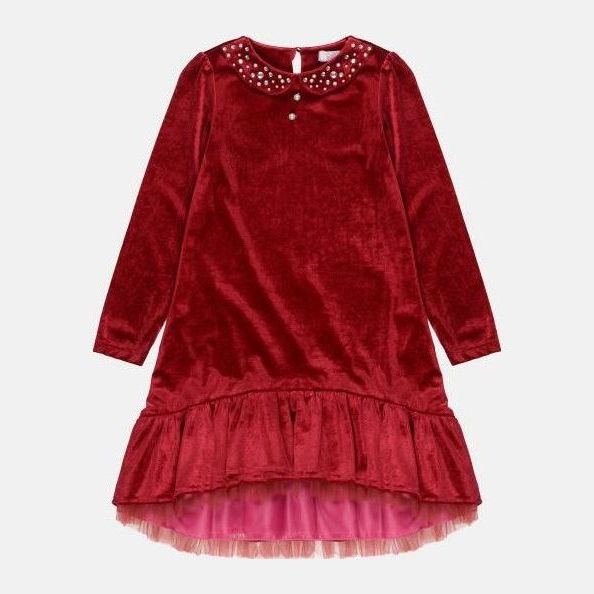 

Платье с длинными рукавами Sasha 3944/1 134 см Бордовое