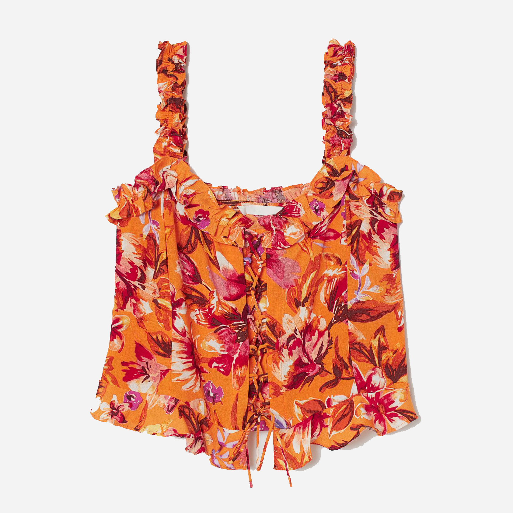 

Майка H&M 1703-8502511  Оранжевая, Майка H&M 1703-8502511 S Оранжевая