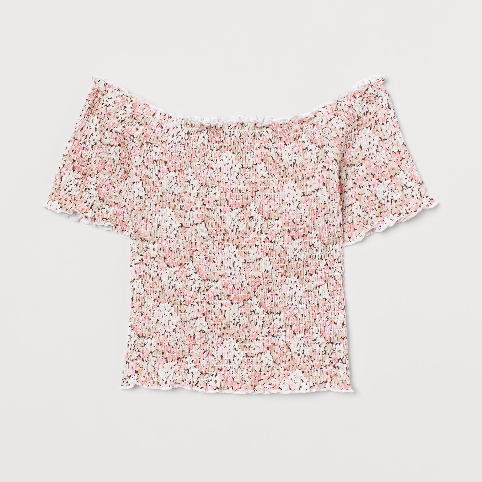 

Топ H&M 204-8324531  Бежевые цветы, Топ H&M 204-8324531 XS Бежевые цветы