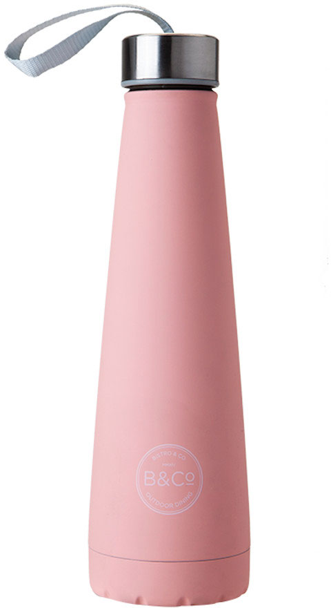 

Термобутылка Summit B&Co Conical Bottle Flask Rubberized Blush Pink 450 мл