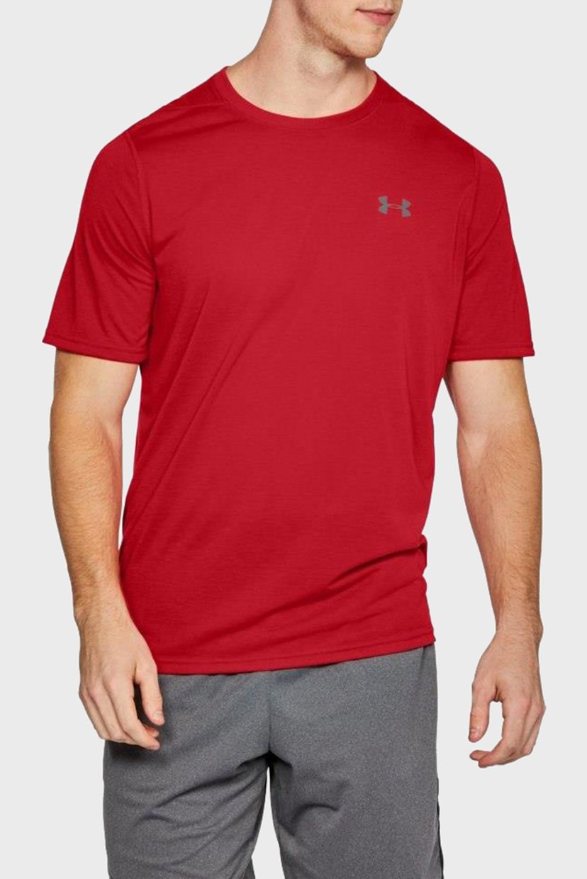

Мужская красная футболка UA Threadborne SS Under Armour S 1289583-629