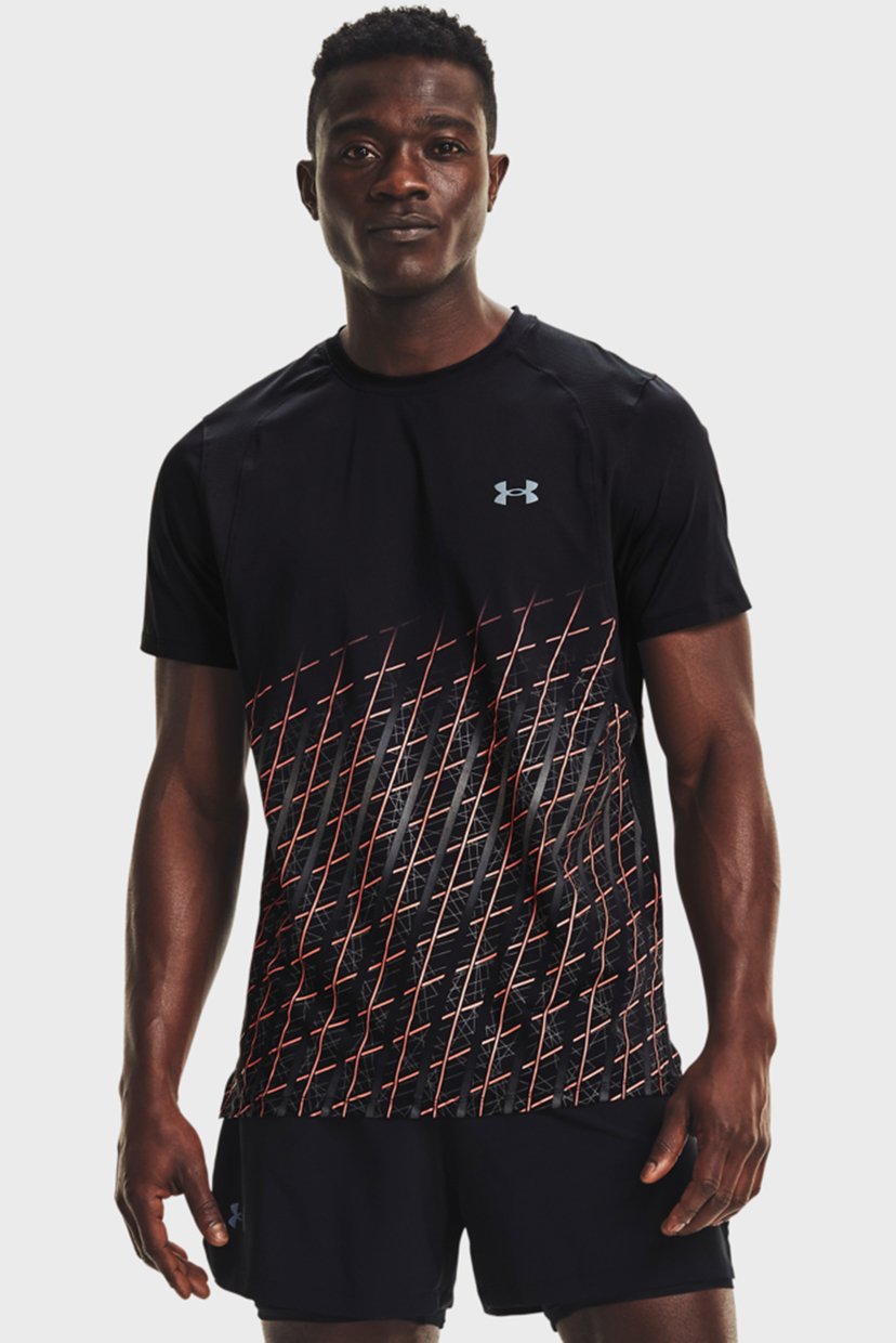 

Мужская черная футболка UA IsoChill Run Nov SS Under Armour  1367876-001, Мужская черная футболка UA IsoChill Run Nov SS Under Armour S 1367876-001