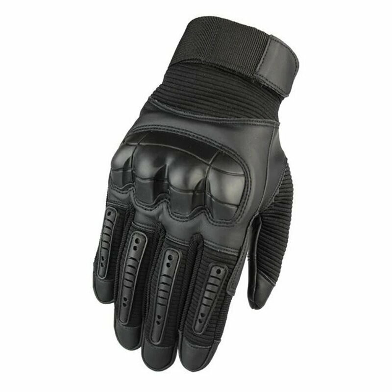 

Перчатки мужские тактические Tactical Gloves спортивные военные штурмовые кожаные черные размер L (33-0001)