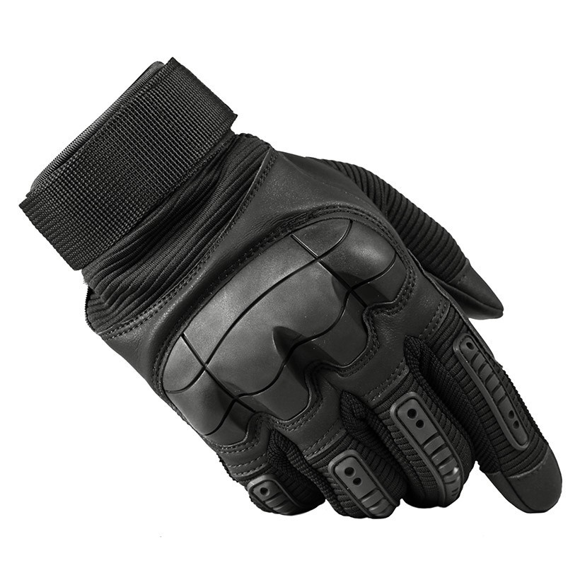 

Перчатки мужские тактические Tactical Gloves спортивные военные штурмовые кожаные черные размер XL (33-0002)