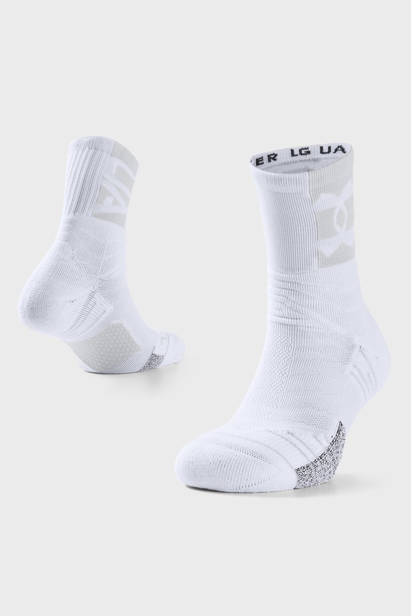 

Белые носки UA Playmaker Crew Under Armour  1356615-100, Белые носки UA Playmaker Crew Under Armour M 1356615-100