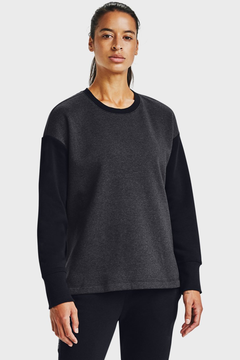 

Женский темно-серый свитшот UA Rival Fleece EMB Crew Under Armour  1362418-001, Женский темно-серый свитшот UA Rival Fleece EMB Crew Under Armour XS 1362418-001