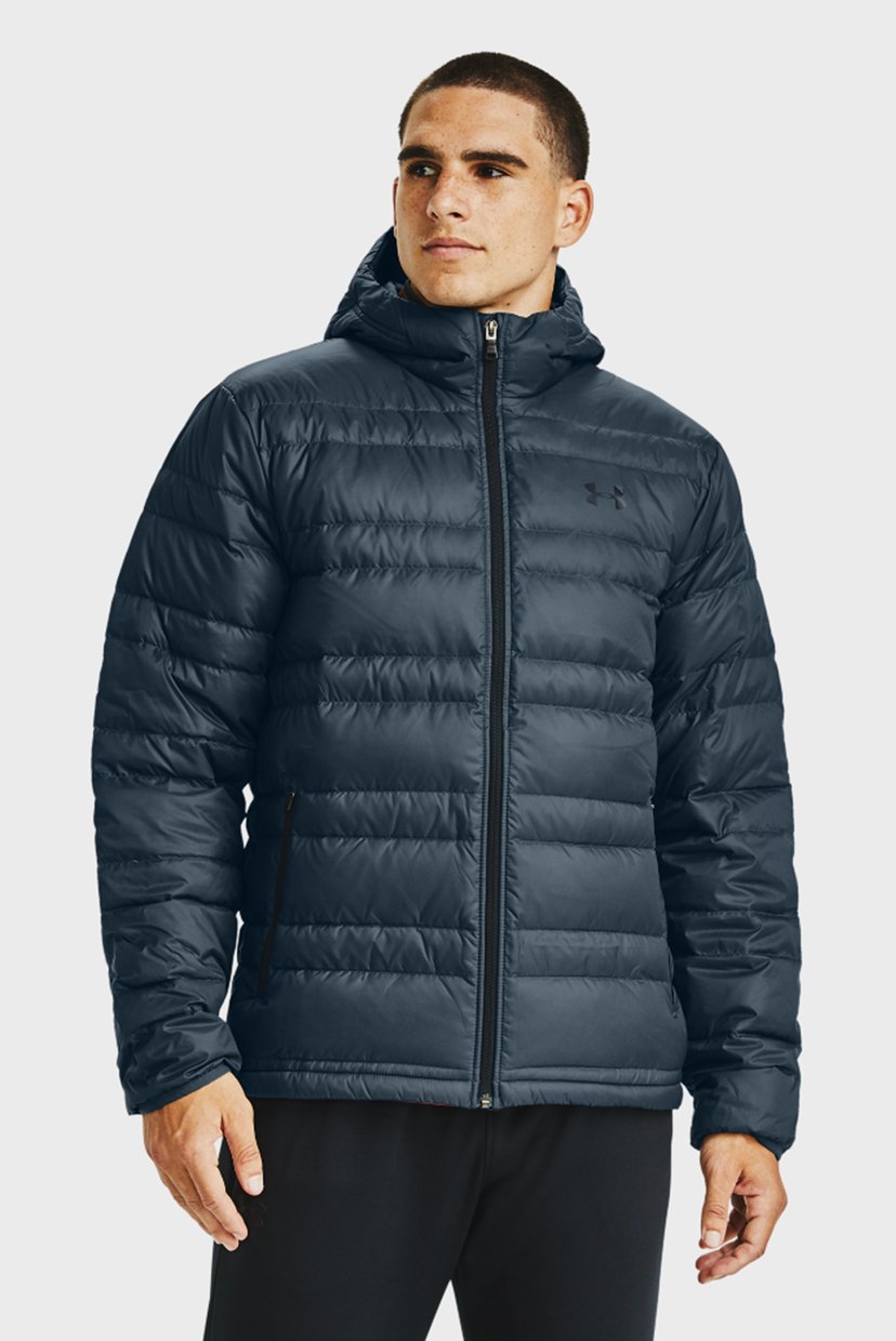 

Мужская темно-синяя куртка UA Armour Down Hooded Under Armour M 1342738-467
