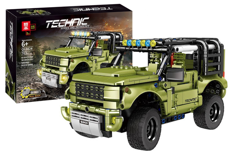 

Конструктор "TECHNIC" "Позашляховик" 763дет 46,8*31,3*9,5см QL0424