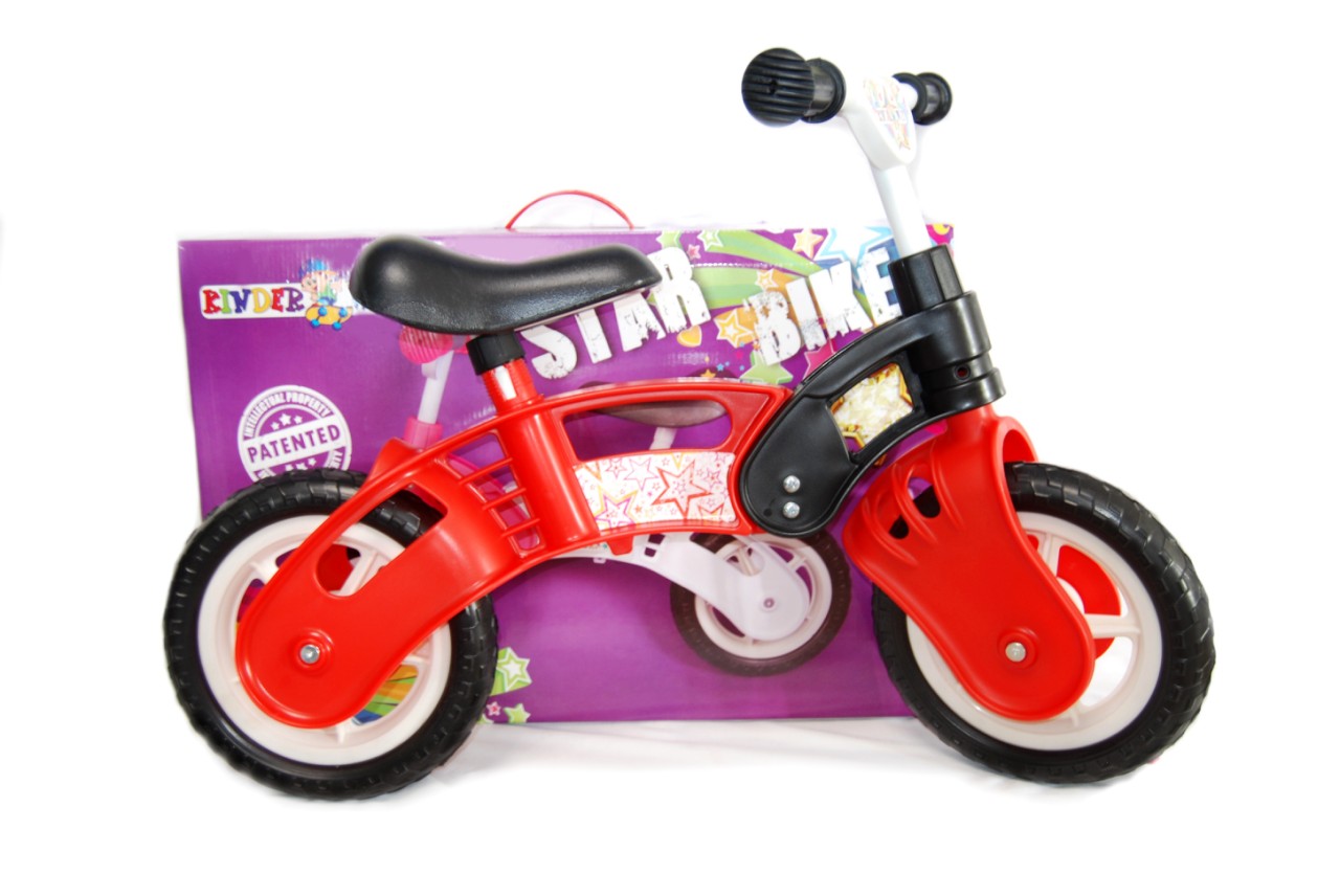 

Велобег Kinderway STAR BIKE 10" EVA колеса красно-черный (11-012 ГС)