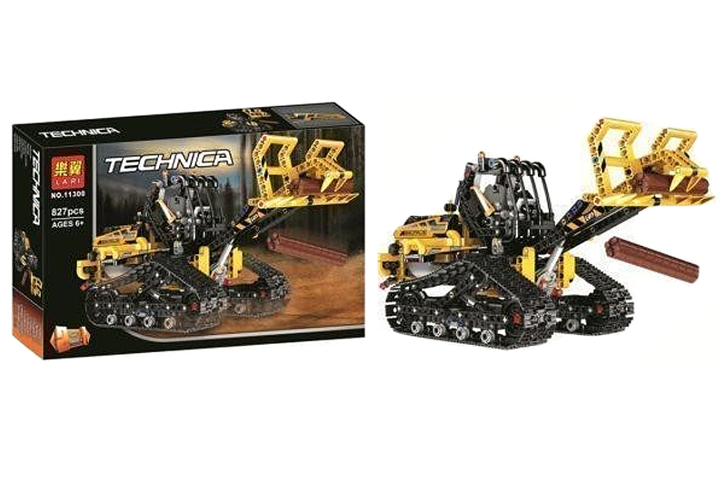 

Конструктор "TECHNIC" "Гусеничний погрузчик" 827дет 50*33*7см 11300