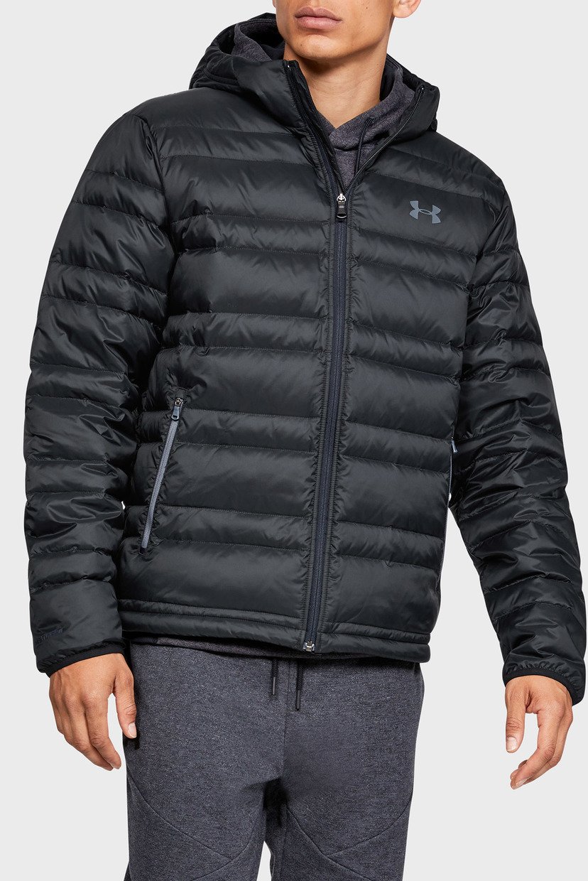 

Мужской черный пуховик UA Armour Down Hooded Jacket Under Armour XXL 1342738-001