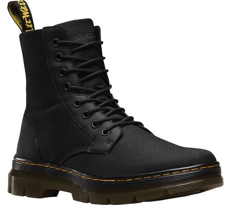 

Женские ботинки Dr. Martens Combs 8-Eye Boot Black Extra Tough Nylon/Rubbery 37