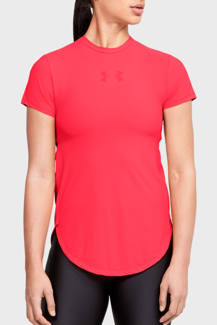 

Женская коралловая футболка Breathelux Stretch SS Under Armour  1355864-628, Женская коралловая футболка Breathelux Stretch SS Under Armour XS 1355864-628