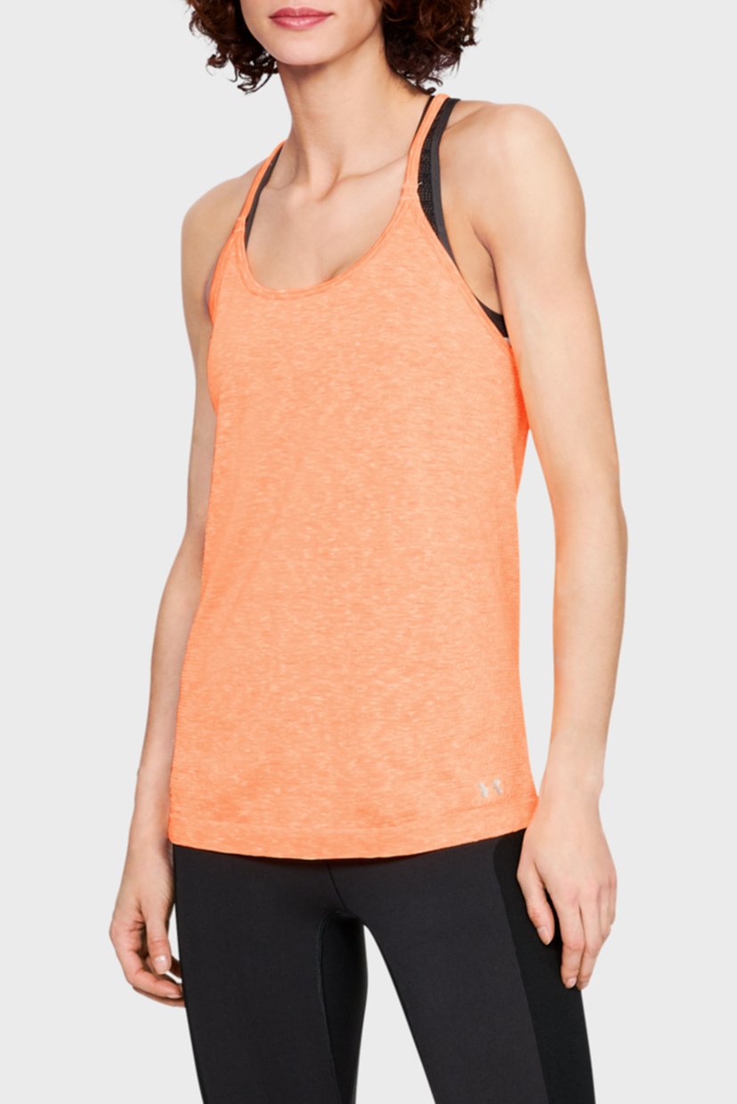 

Женский персиковый топ TB Seam Spacedye StrapyTank Under Armour  1323478-906, Женский персиковый топ TB Seam Spacedye StrapyTank Under Armour S 1323478-906