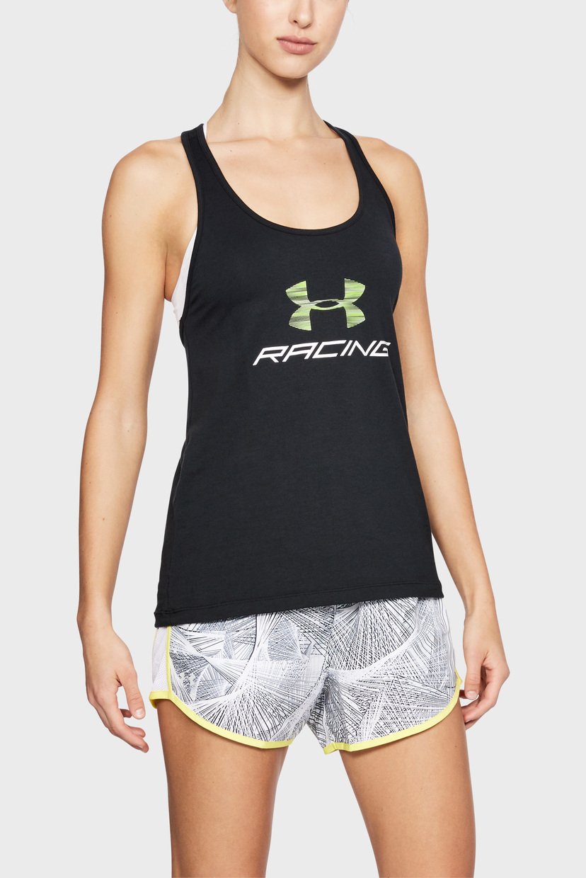 

Женский черный топ Racing Pack Tank Under Armour  1313244-001, Женский черный топ Racing Pack Tank Under Armour L 1313244-001