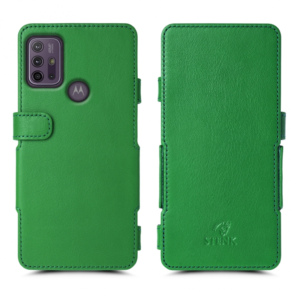 

Чехол книжка Stenk Prime для Motorola Moto G10 Зелёный