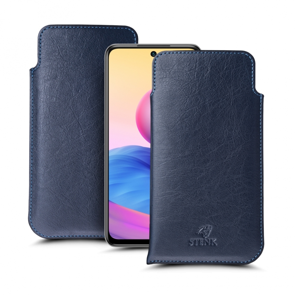 

Футляр Stenk Elegance для Xiaomi Redmi Note 10 5G Синий