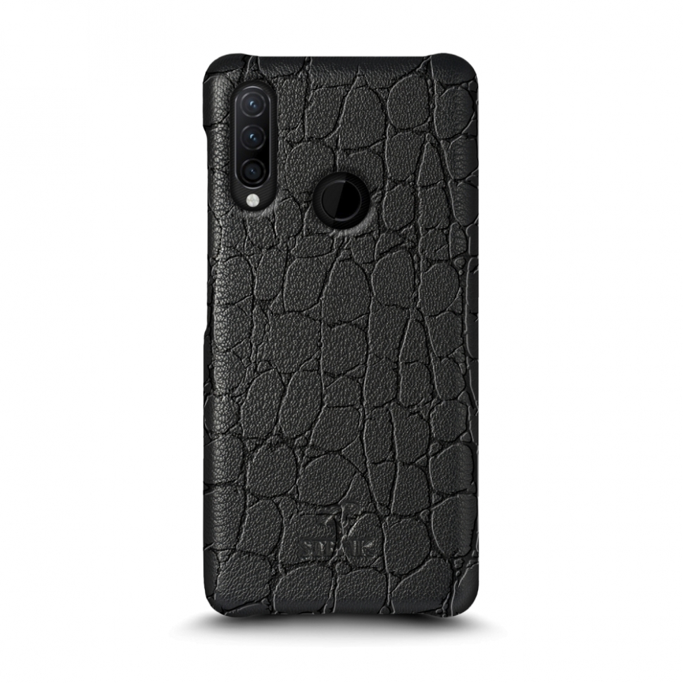 

Кожаная накладка Stenk Reptile Cover для Lenovo K10 Note Чёрная