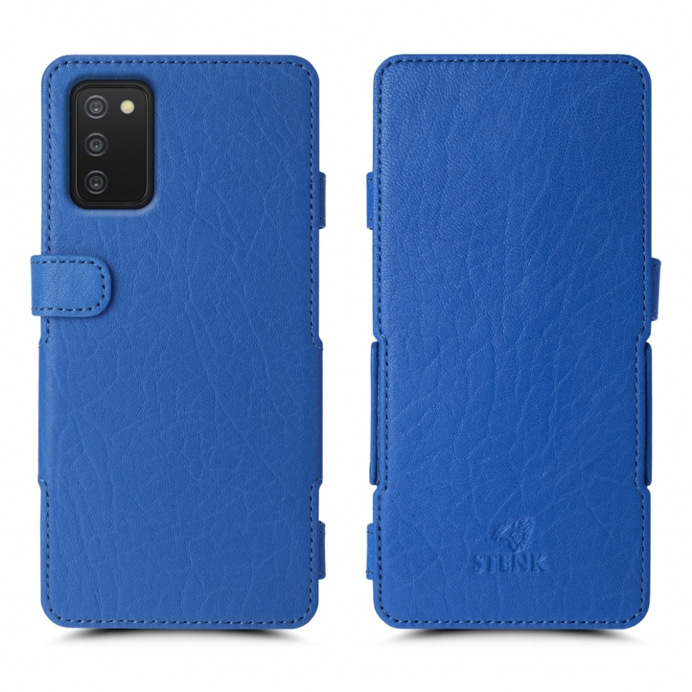 

Чехол книжка Stenk Prime для Samsung Galaxy A03s Ярко синий