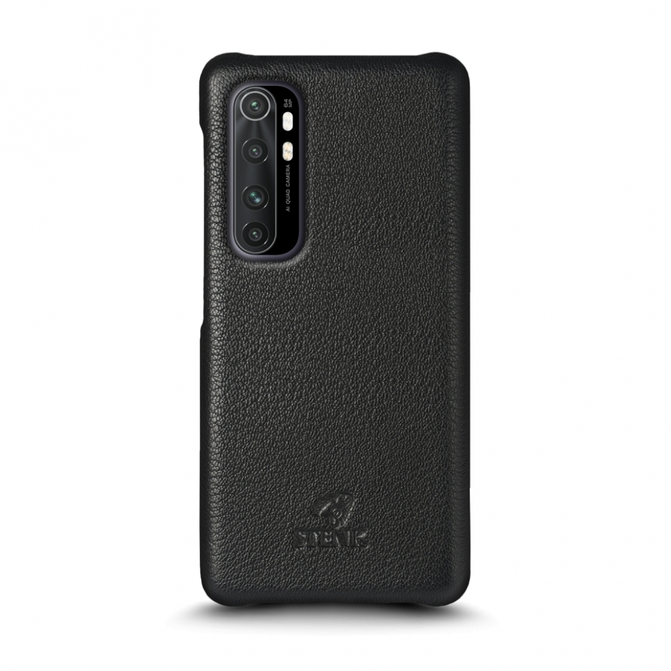 

Кожаная накладка Stenk Cover для Xiaomi Mi Note 10 Lite Чёрный