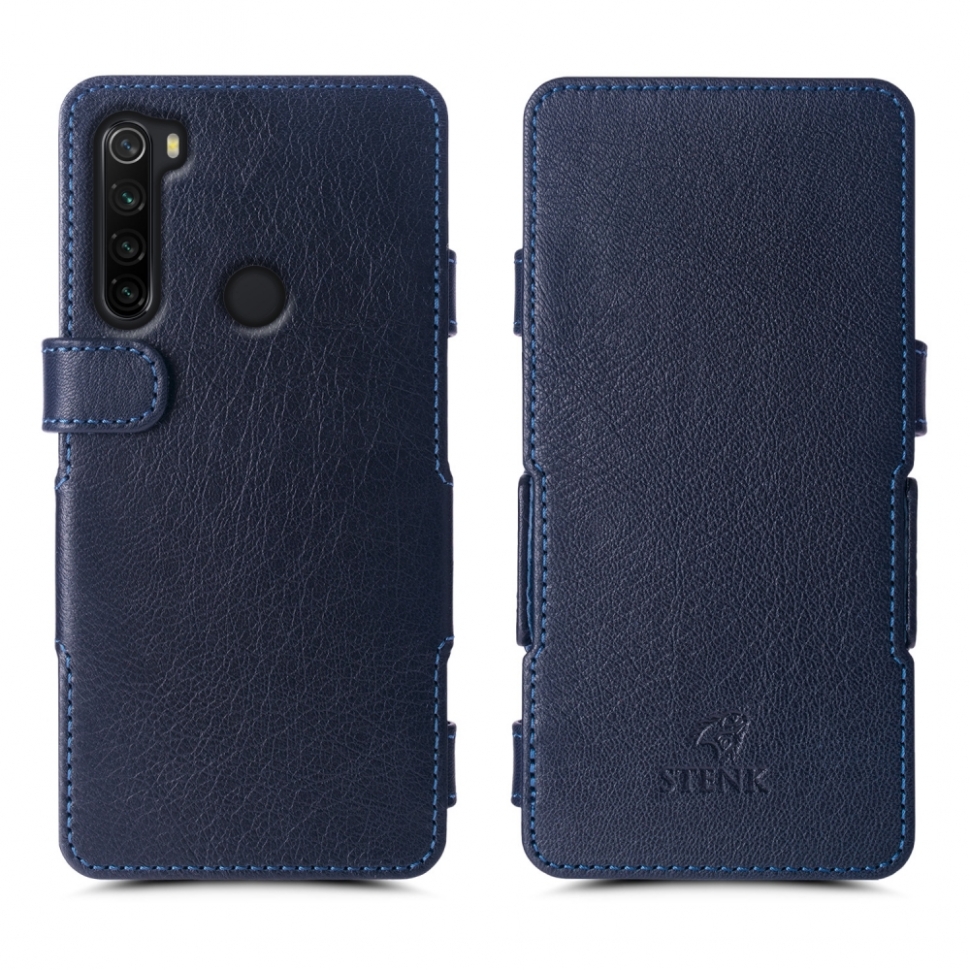 

Чехол книжка Stenk Prime для Xiaomi Redmi Note 8 (2021) Синий