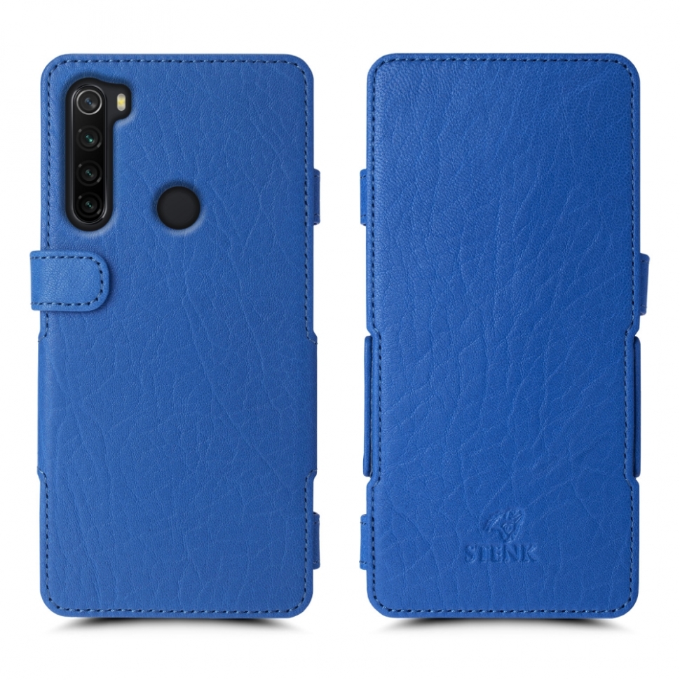 

Чехол книжка Stenk Prime для Xiaomi Redmi Note 8 (2021) Ярко синий
