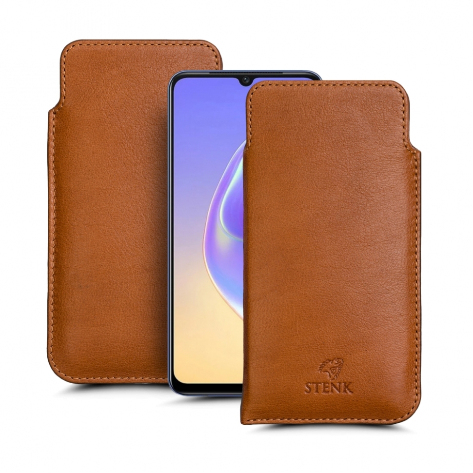 

Футляр Stenk Elegance для Vivo V21e 4G Camel
