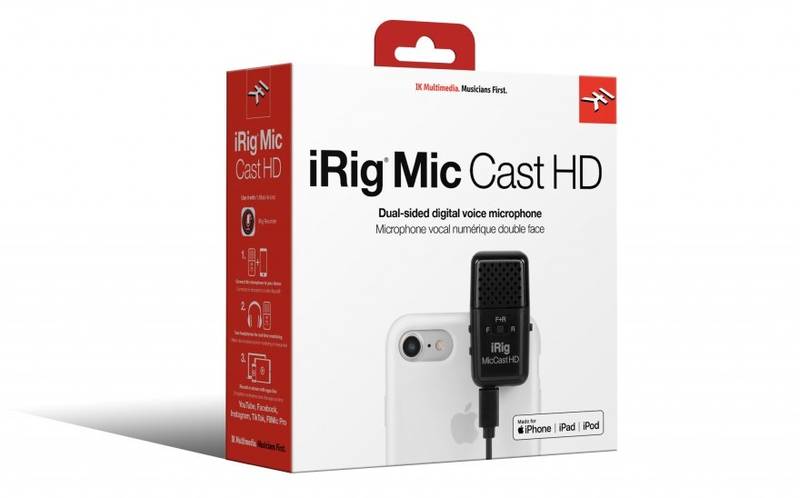 

Микрофон специальный IK MULTIMEDIA IRIG MIC CAST HD 105466