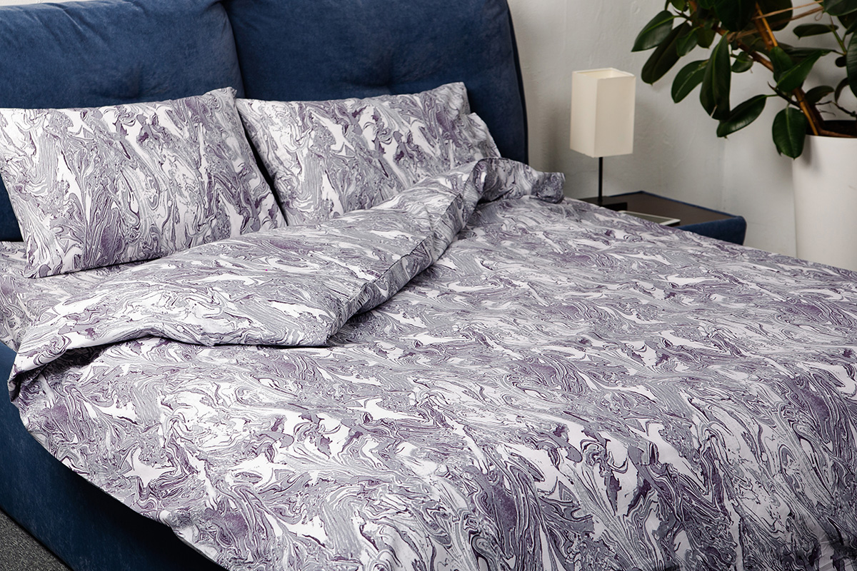 

Комплект постельного белья SoundSleep Marble Ранфорс 160х220х2