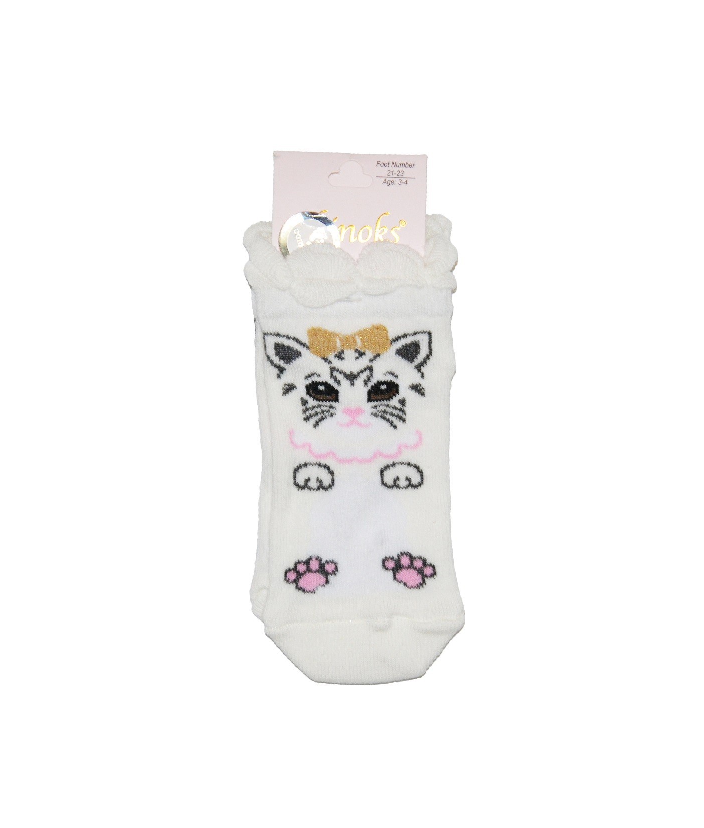 

Носки Ekinoks Socks девочкам с принтом кошечка  (1-2г) белый (TSK-03-02, Носки Ekinoks Socks девочкам с принтом кошечка 18 (1-2г) белый (TSK-03-02)