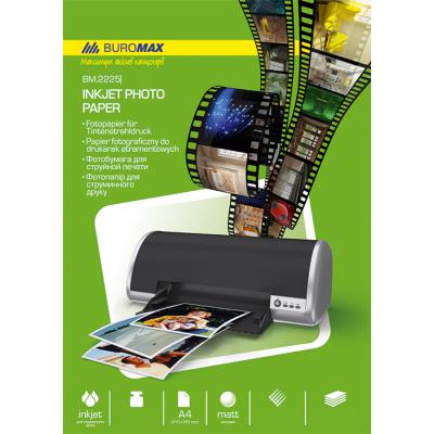 

Бумага Buromax А4, Matte, 180 г/м2, 100sheets (BM.2225-4100)