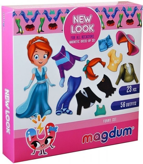 

Набор магнитов Magdum "Кукла с одеждой New look" ML4031-14 EN