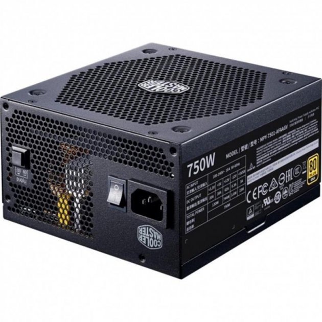 

Блок питания Cooler Master V Gold 750W Black (MPY-7501-AFAAGV-EU)
