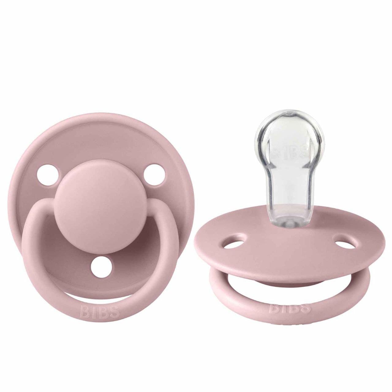 

Пустушка BIBS De Lux Silicone Pink Plum Рожева Слива - 0-36 міс.