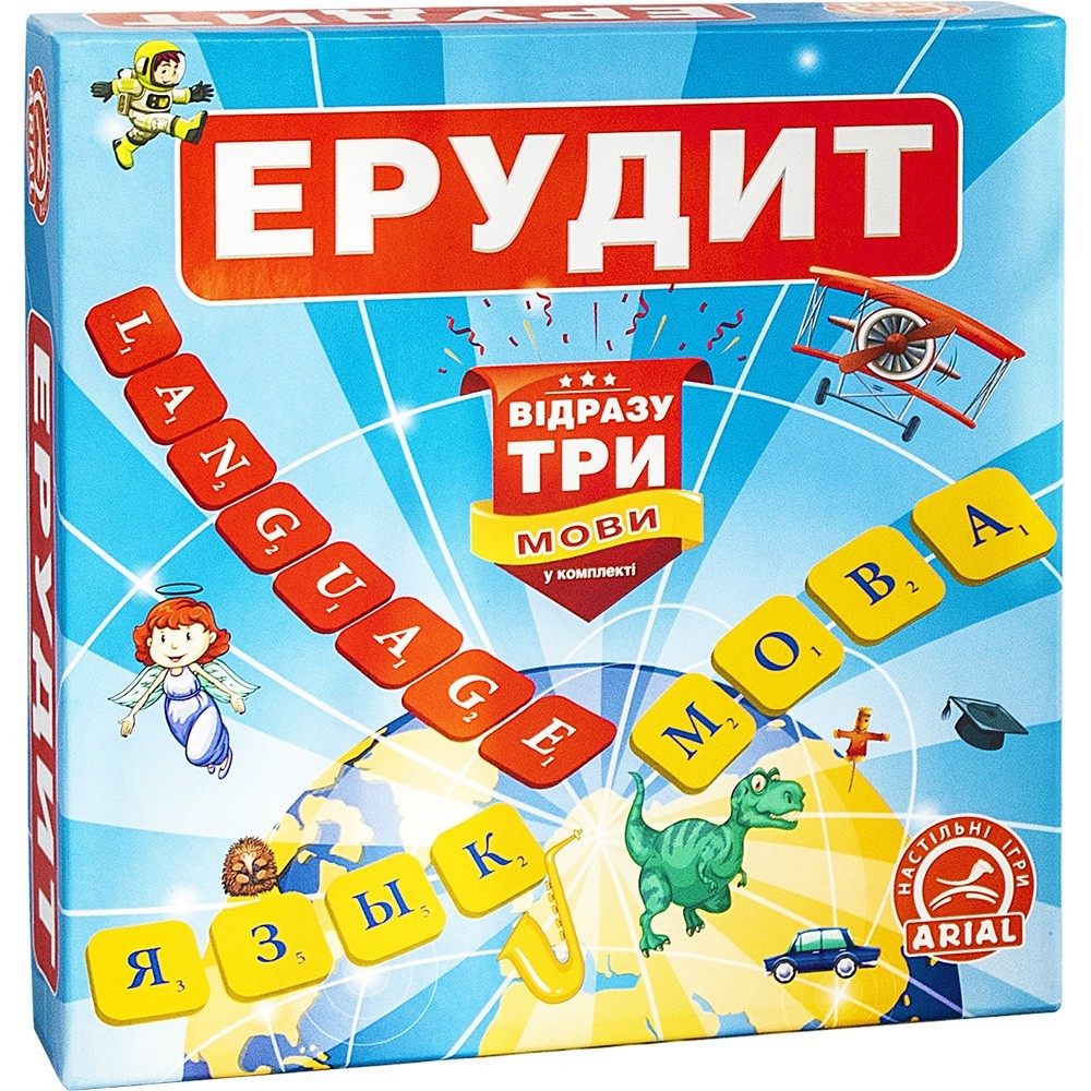 

Настольная игра Arial Эрудит на 3х языках 910091-3