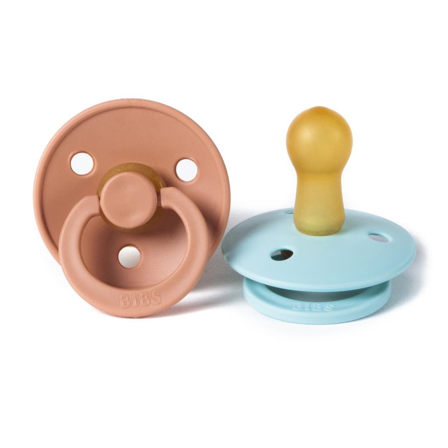 

Пустушка BIBS Peach/Mint (2 в упаковці) - 0-6 міс.