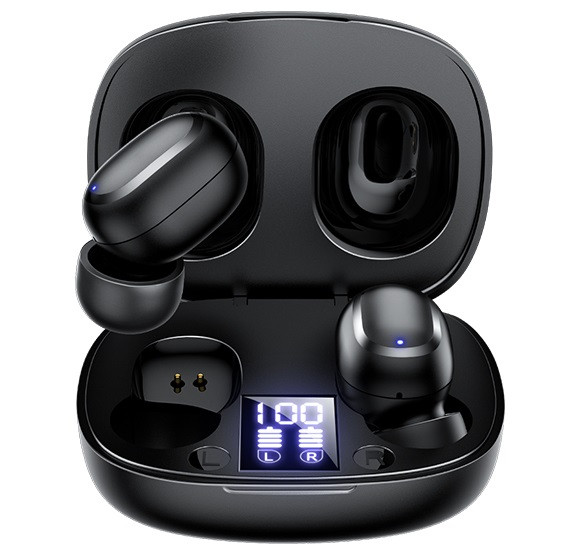 

Наушники беспроводные Bluetooth JOYROOM JR-TL5 42dB в кейсе черные