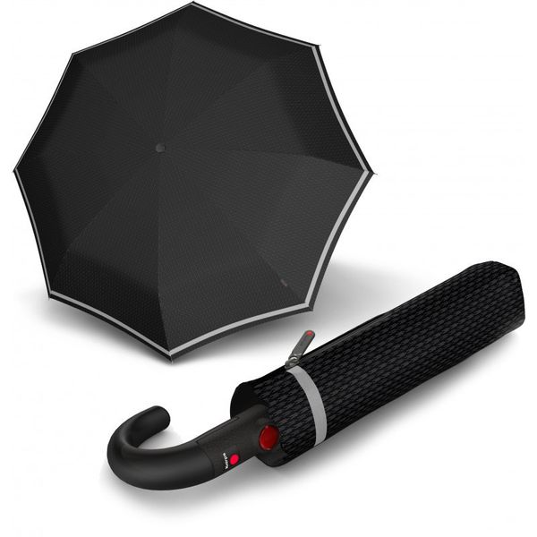 

Зонт автоматический Knirps T.260 Crook Handle Reflective Rain Kn95 3260 7154