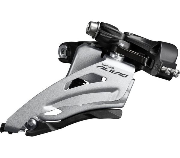 

Переключатель передний Shimano FD-M3120-M-B, ALIVIO 2X9, MID CLAMP, SIDE SWING, хомут 34,9 / 31,8 Макс. 36зуб. CL: 51.8MM