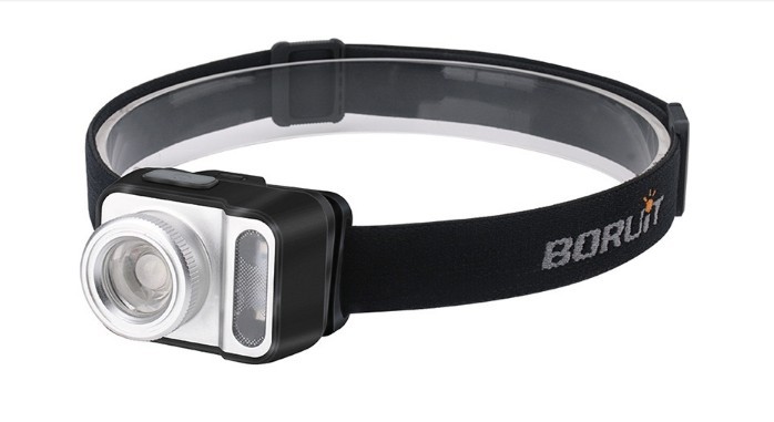

Налобный фонарь Boruit B36 XP-G2 + 2*3030 650 Lm красный свет
