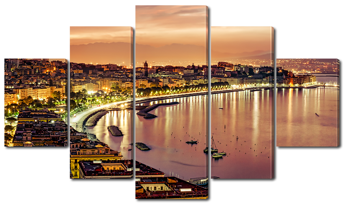 

Модульная картина Interno Холст Неаполь, Италия 142х80см