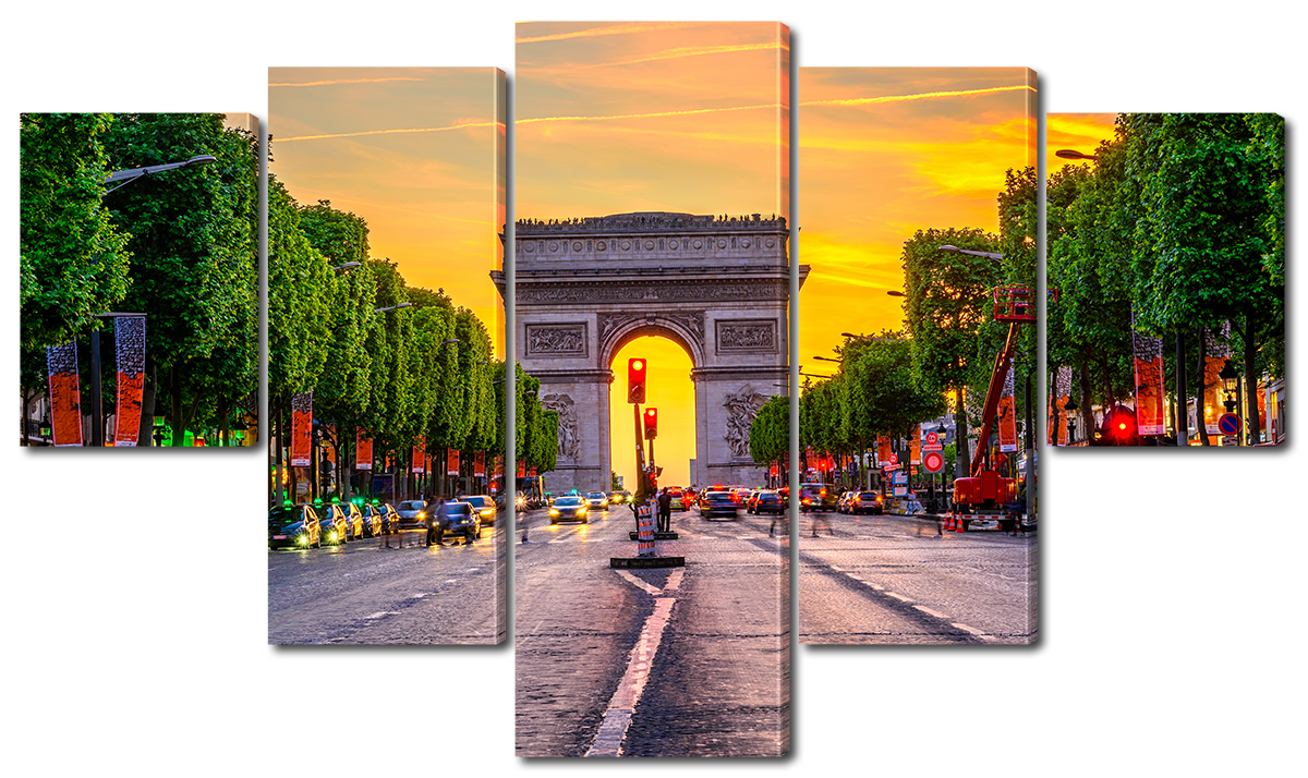 

Модульная картина Interno Холст Триумфальная арка 108х60см