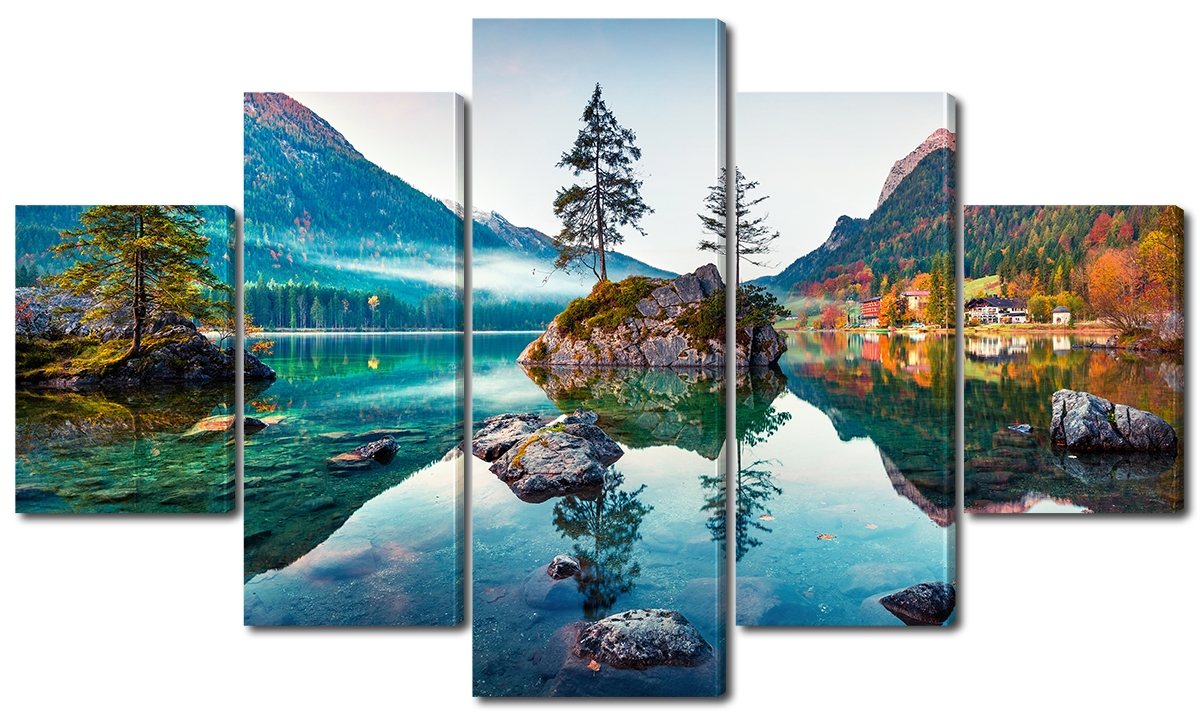 

Модульная картина Interno Эко кожа Побережье и закат 158х90см