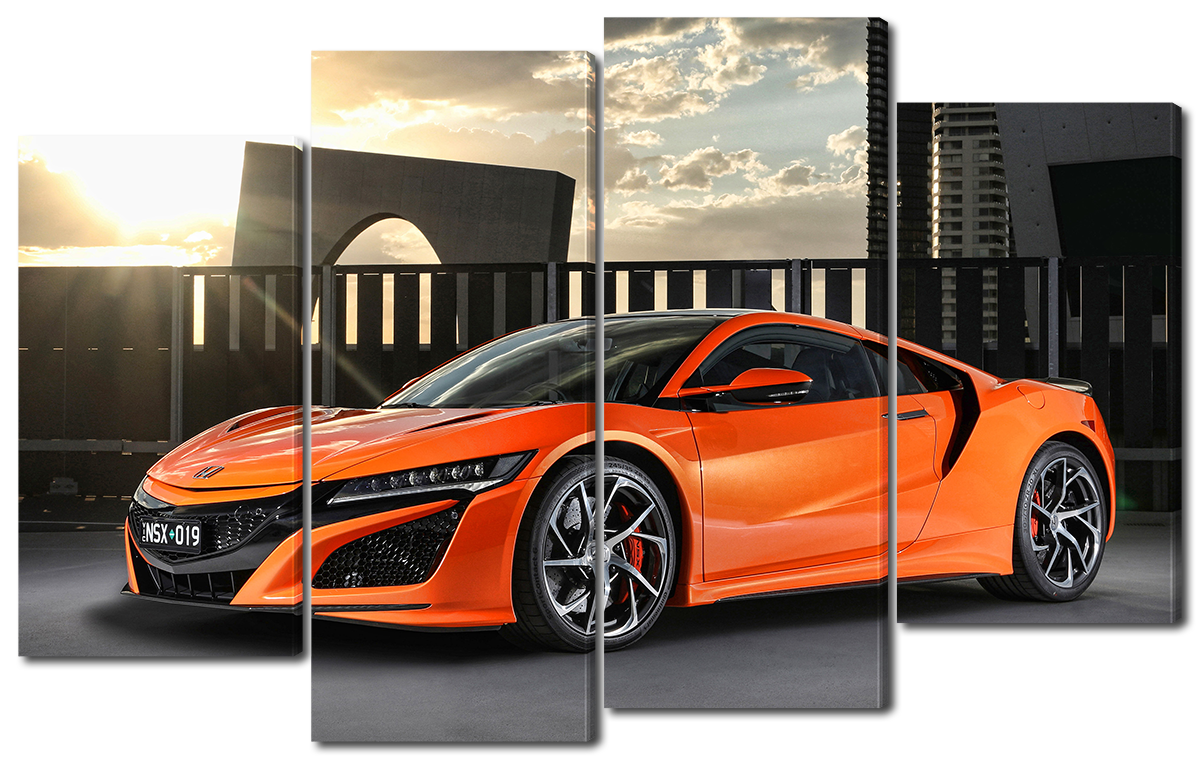 

Модульная картина Interno Холст Хонда 146x89см