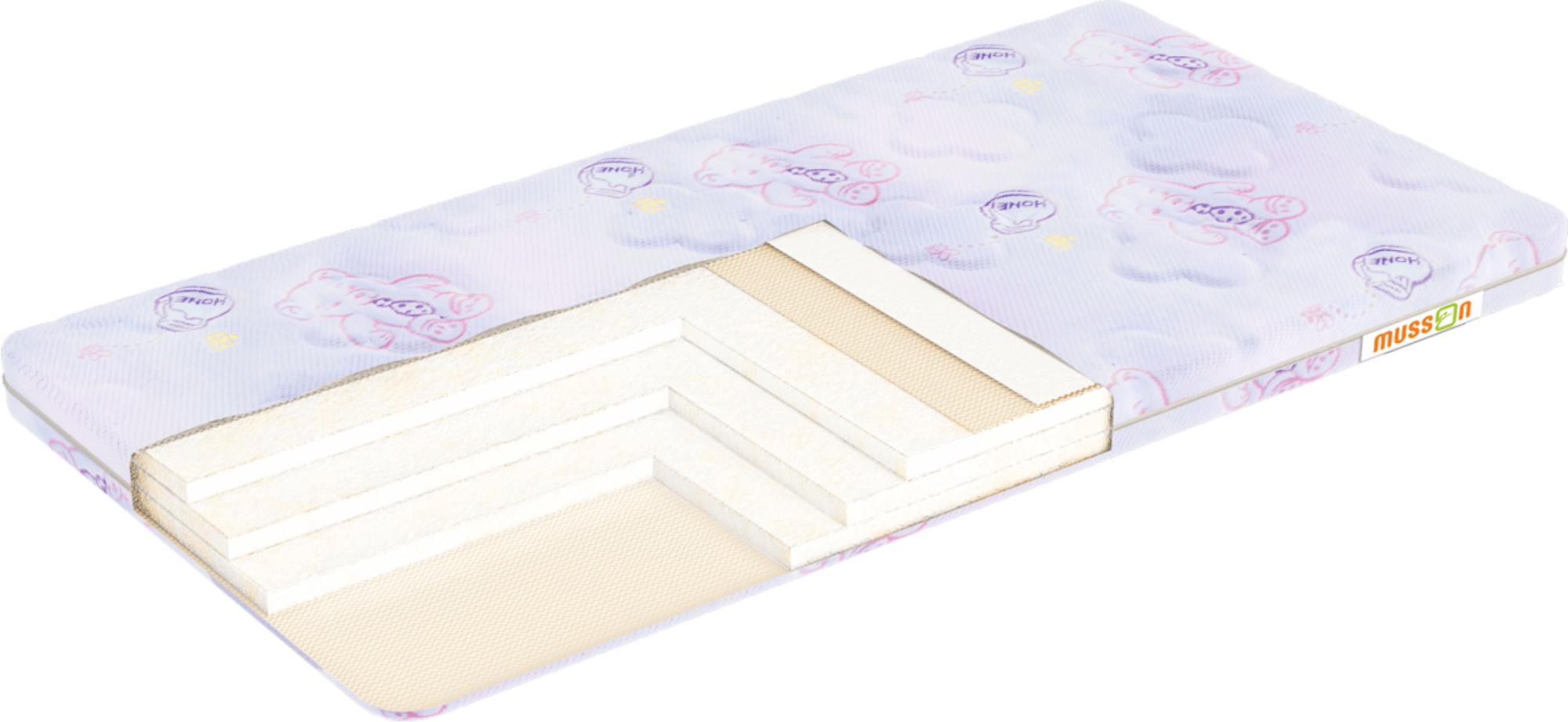 

Матрас MUSSON детский Кроха - Soft 60*120 см.