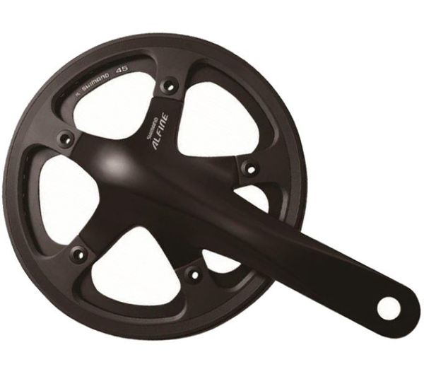 

Шатуны Shimano FC-S501 ALFINE, интегрированная ось, 170мм, 39т, каретка SM-BB4600